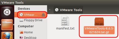 install VMware tool V5 on ubuntu12.04 png2