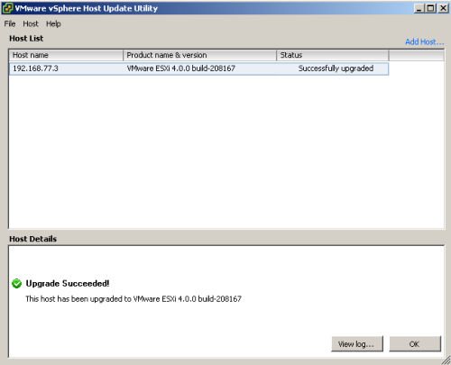 Picture 13 of How to upgrade ESXi 3.5 to 4.0