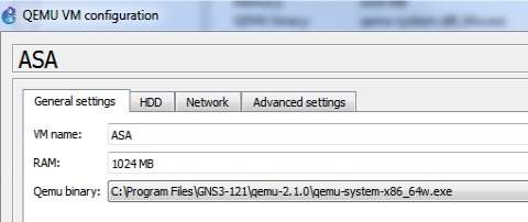 Install Cisco ASA 8.4 on GNS3 1.2 Reference picture 1